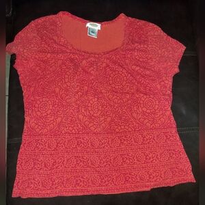 Talbots Women's Red Shirt